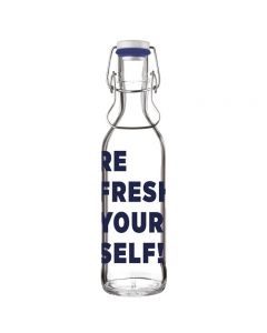 Personalised glass flask