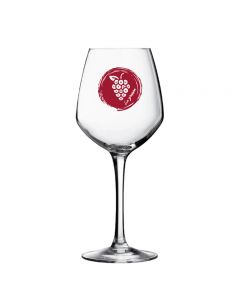 Personalised wine glass