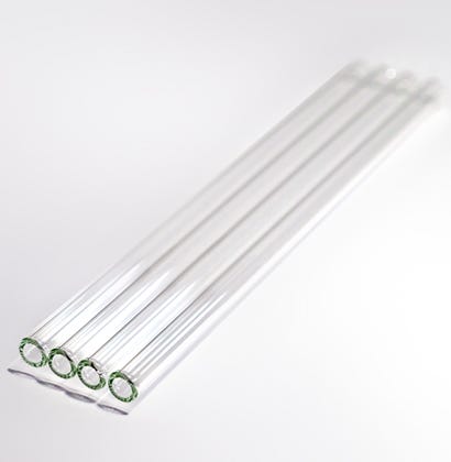 Glass straws